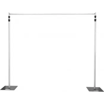 EUROLITE MCS-4248 Soporte móvil para cortinas, telescópico, Negro 59007049