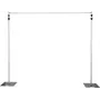 EUROLITE MCS-4248 Soporte móvil para cortinas, telescópico, Negro 59007049