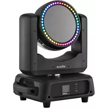 EUROLITE MDM-50 luz de efecto espejo doble móvil con 10 ruedas de color y 10 de gobo, DMX de 4 canales, activación por sonido, 230V, 280W 51918900