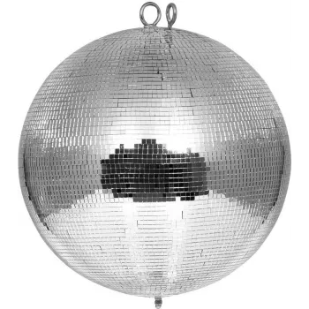 EUROLITE Bola de espejos de 40 cm de diámetro (facetas de 5x5 mm) versión de seguridad plateada