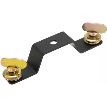 EUROLITE soporte Omega de 71 mm para montaje en estructuras y trípodes, acero con pintura en polvo negra, 2 tornillos M10 51786590