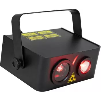 EUROLITE PolarStar RGB Láser 193mW efecto cielo estrellado y aurora boreal DMX negro