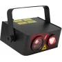 EUROLITE PolarStar RGB Láser 193mW efecto cielo estrellado y aurora boreal DMX negro