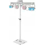 EUROLITE set LED KLS Laser Bar FX set de luces blanco + soporte de altavoz BPS-2 blanco 20000920