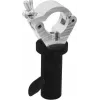 EUROLITE STR-3550L Adaptador de abrazadera para truss semiacoplador 75kg 32-35mm plateado 59007084