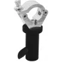 EUROLITE STR-3550L Adaptador de abrazadera para truss semiacoplador 75kg 32-35mm plateado 59007084