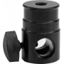 EUROLITE TV Spigot Adapter 16 mm con rosca M10 – Adaptador de acero robusto hasta 15 kg