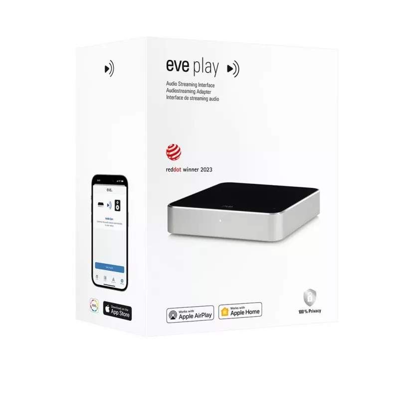 Eve Systems Eve Play Adaptador Ethernet/LAN WLAN - plateado