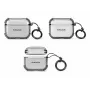 Evelatus Funda protectora TPU para Apple AirPods 4 transparente negra