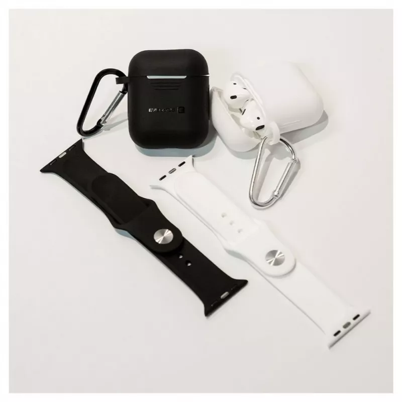 Evelatus funda para Apple AirPods EAC04 gris oscuro