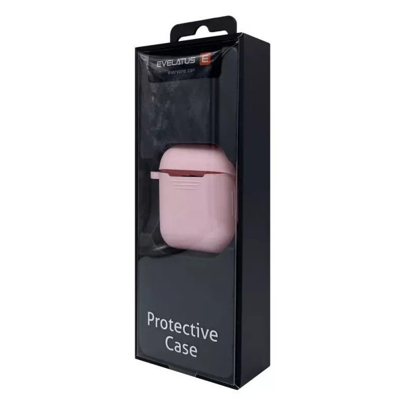 Evelatus Funda EAC04 rosa para Apple AirPods