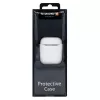 EVELATUS Funda para Apple AirPods EAC05 blanca - funda protectora de silicona con mosquetón