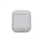 EVELATUS Funda para Apple AirPods EAC05 blanca - funda protectora de silicona con mosquetón