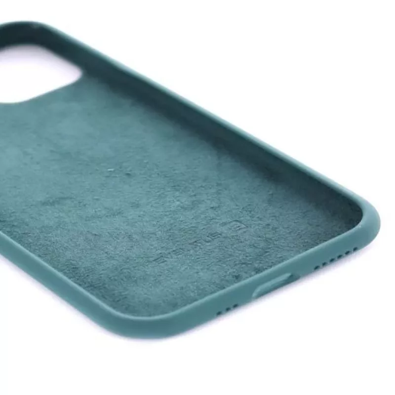 Evelatus Funda de silicona Soft Touch Premium para Apple iPhone 11 Verde abeto