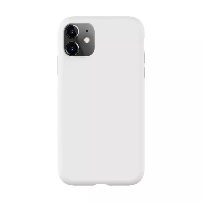 Evelatus Apple iPhone 11 funda de silicona Premium Soft Touch Blanca