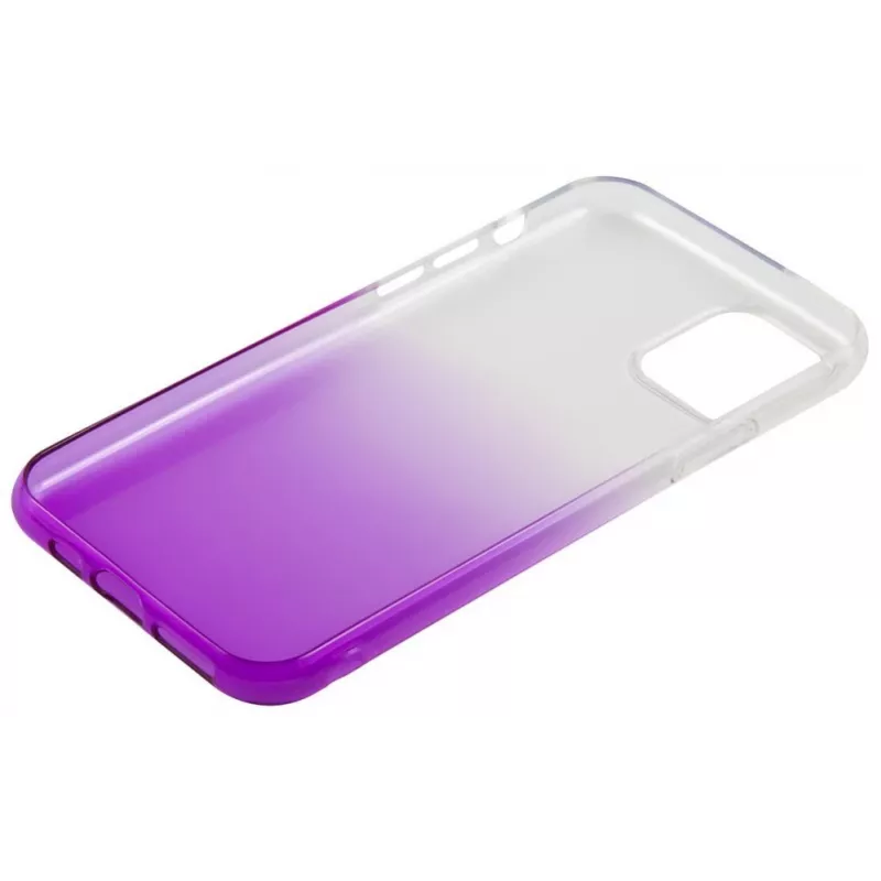 Evelatus Apple iPhone 11 Pro Max Funda TPU degradada morada