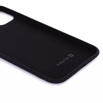 Funda de silicona nano Soft Touch TPU Evelatus para Apple iPhone 11 Pro Max negra