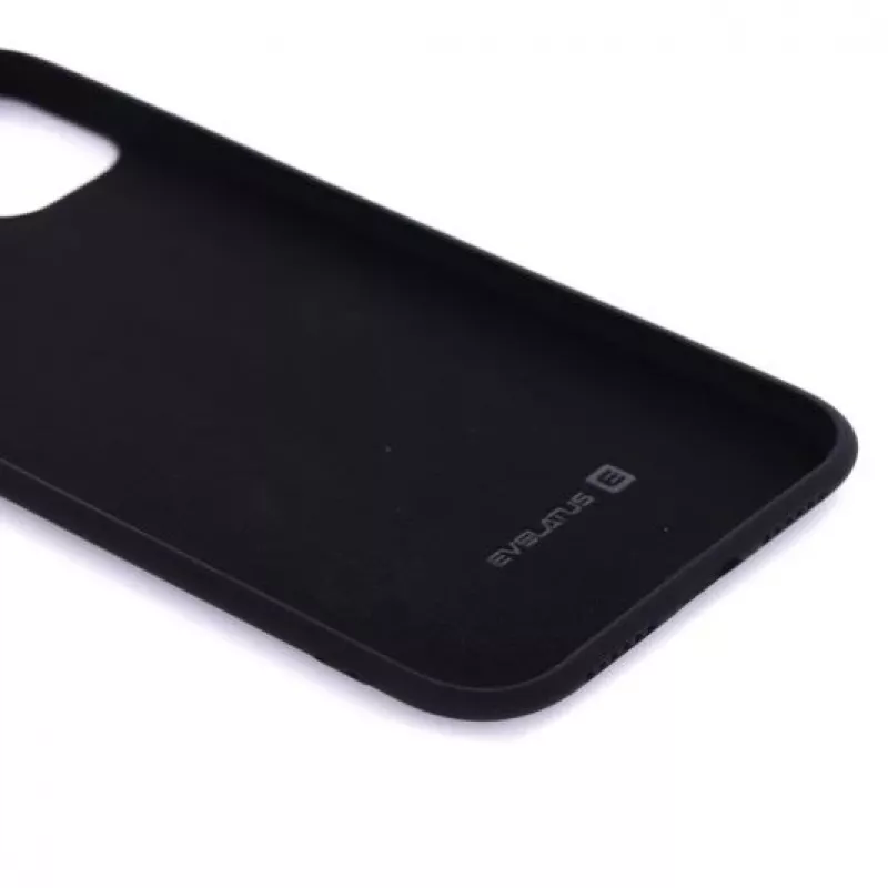 Funda de silicona nano Soft Touch TPU Evelatus para Apple iPhone 11 Pro Max negra
