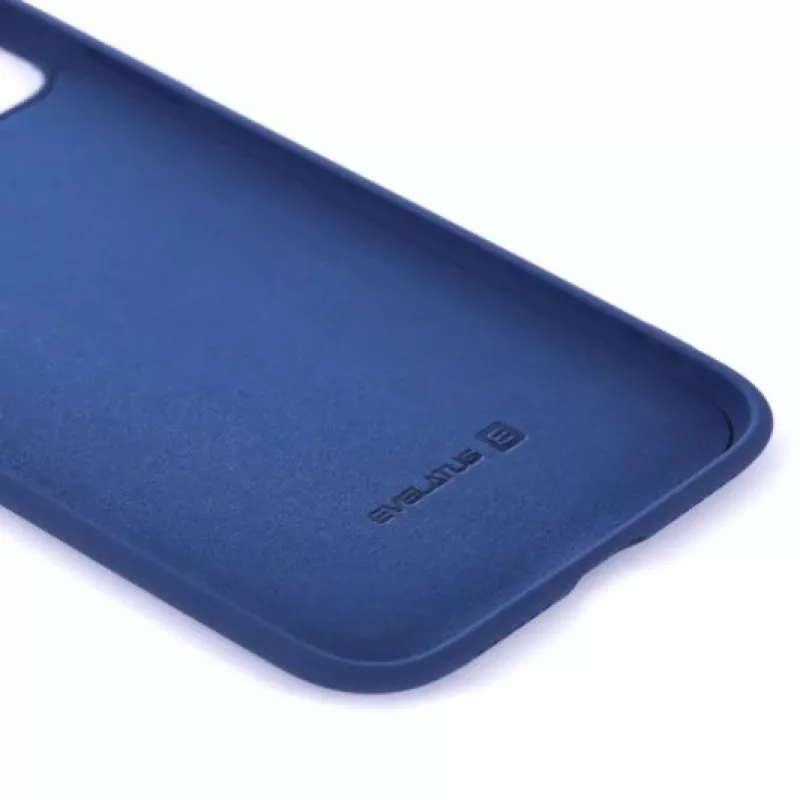 Evelatus Funda de silicona Nano Soft Touch TPU para Apple iPhone 11 Pro Max azul oscuro
