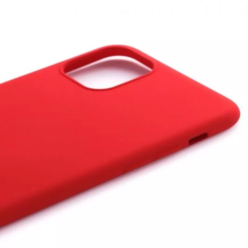 Evelatus Apple iPhone 11 Pro Max Funda de silicona Nano Soft Touch TPU Roja