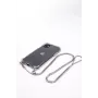 Evelatus Apple iPhone 11 Pro Funda de silicona transparente con cordón TPU Silver