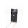 Evelatus Apple iPhone 11 Funda de silicona transparente con collar TPU Gold