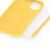 Evelatus Funda de silicona Soft Touch con correa amarilla para Apple iPhone 11