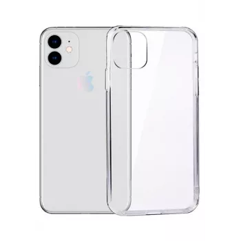 Evelatus Funda de silicona transparente para Apple iPhone 12/12 Pro 1,5 mm TPU transparente