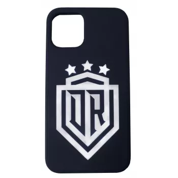 Evelatus Funda de silicona Soft Touch para Apple iPhone 12 Mini DR LOGO N1 blanca