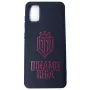 Evelatus Funda de silicona Soft Touch para Apple iPhone 12 Mini DR Logo N4 roja