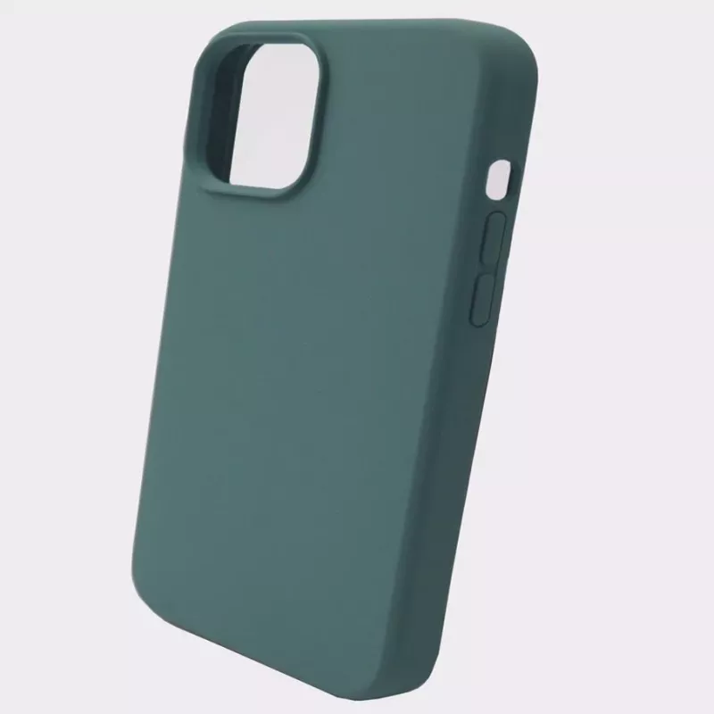 Evelatus Funda de silicona Premium Soft Touch para Apple iPhone 12 Pro Max Verde abeto