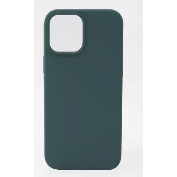 Evelatus Funda de silicona Premium Soft Touch para Apple iPhone 12 Pro Max Verde abeto
