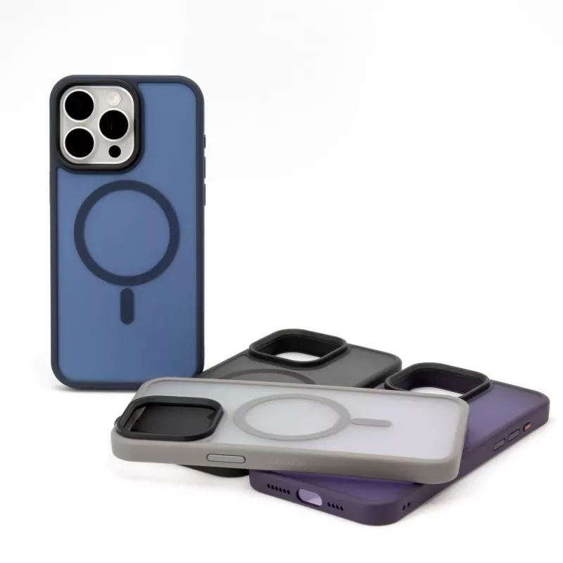 Evelatus Funda híbrida para Apple iPhone 13 Pro Max con MagSafe PC+TPU Negra