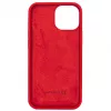 Evelatus funda de silicona nano para Apple iPhone 13 Pro Max Soft Touch TPU roja