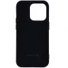 Funda de silicona nano Evelatus Soft Touch TPU negra para Apple iPhone 14 Pro 6.1