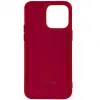 Evelatus Apple iPhone 14 Pro Max 6,7 pulgadas Nano Silicone Funda Soft Touch TPU Rojo