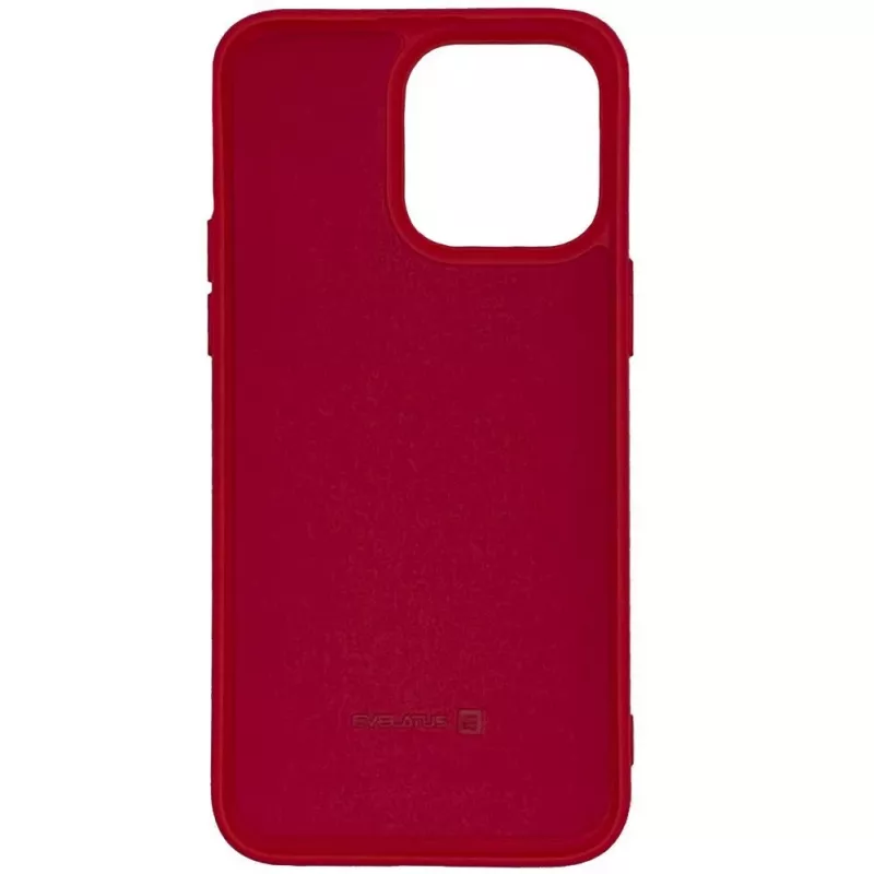 Evelatus Apple iPhone 14 Pro Max 6,7 pulgadas Nano Silicone Funda Soft Touch TPU Rojo