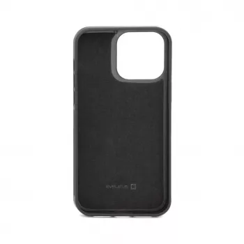 Evelatus Funda de piel con cartera multifunción y correa de muñeca para Apple iPhone 14 Pro Max, negra