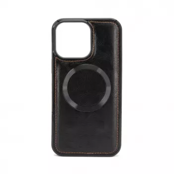 Evelatus Funda de piel con cartera multifunción y correa de muñeca para Apple iPhone 14 Pro Max, negra