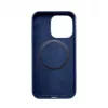 Evelatus Funda de silicona Soft Touch Premium MagSafe para Apple iPhone 14 Pro Azul medianoche