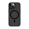 Evelatus Funda híbrida con MagSafe PC+TPU para Apple iPhone 15, negra