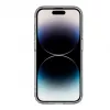 Funda de silicona TPU con protección militar antichoque Evelatus para Apple iPhone 15 Pro transparente
