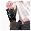 Evelatus funda PC para Apple iPhone 15 Pro Custom Print Marble Dark Green