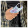 Evelatus Apple iPhone 15 Pro Funda PC+TPU con MagSafe - Mármol lila