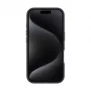 Evelatus Apple iPhone 16 Pro Funda de silicona Soft Touch MagSafe con soporte Negro