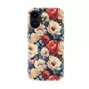 Evelatus funda Slim Shell con MagSafe para Apple iPhone 16 Custom Flower Red Print