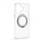 Evelatus Funda híbrida con MagSafe PC+TPU soporte metálico 360 para Apple iPhone 17 Transparente