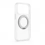 Evelatus Funda híbrida con MagSafe PC+TPU soporte metálico 360° para Apple iPhone 17 Pro Transparente