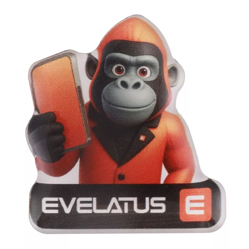 Evelatus Apple iPhone 18 Pro Flip Glass Magic Easy Install Lámina protectora de pantalla Negra