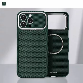 Evelatus Apple iPhone 18 Pro Max Carbon Premium Edition funda MagSafe verde